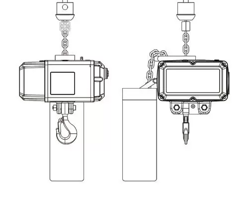 Electric chain hoists for stage use