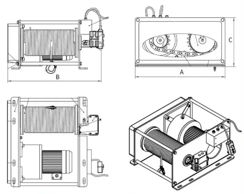 Electric Industrial Winch2