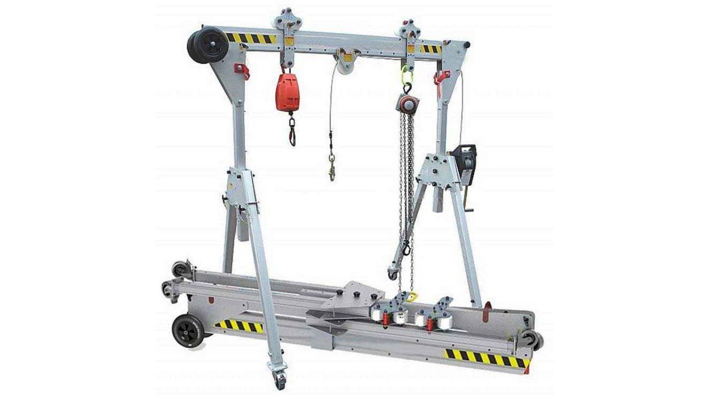 Складной алюминиевый козловой кран