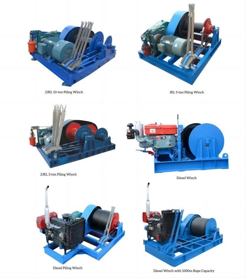 Industrial Piling Winch