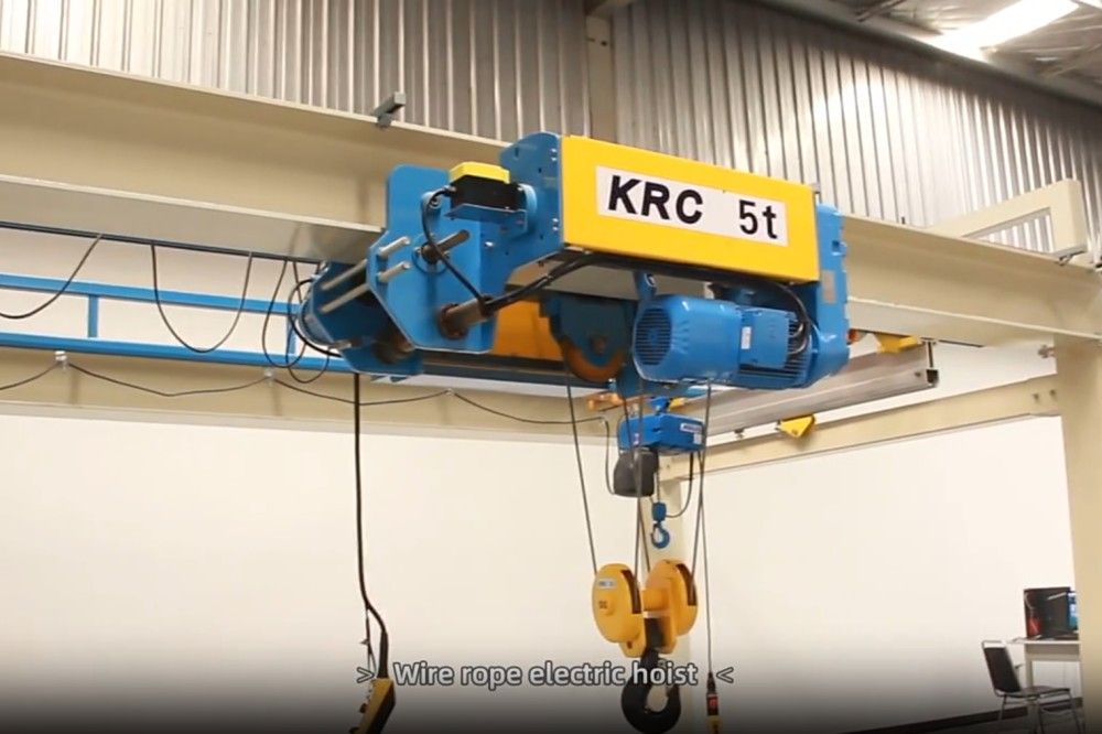 KRC European Style Electric Wire Rope Hoist