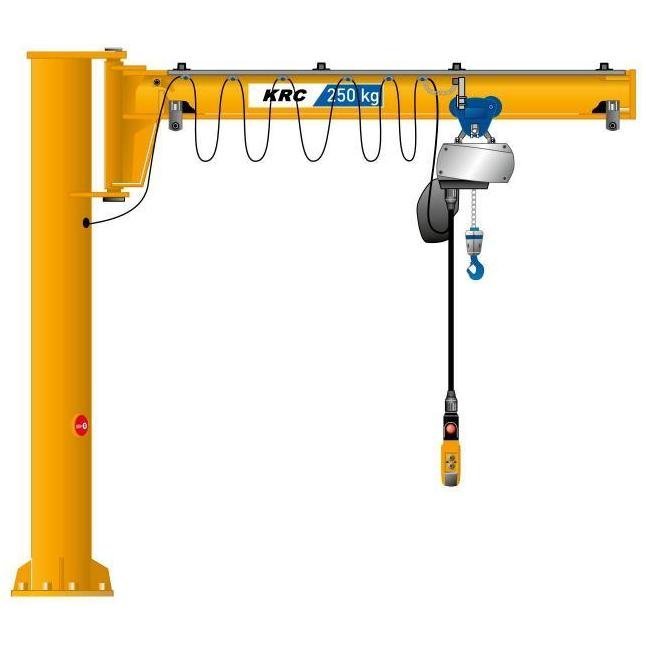 KRC Jib Cranes - Pillar & Wall-Mounted Models- KRC