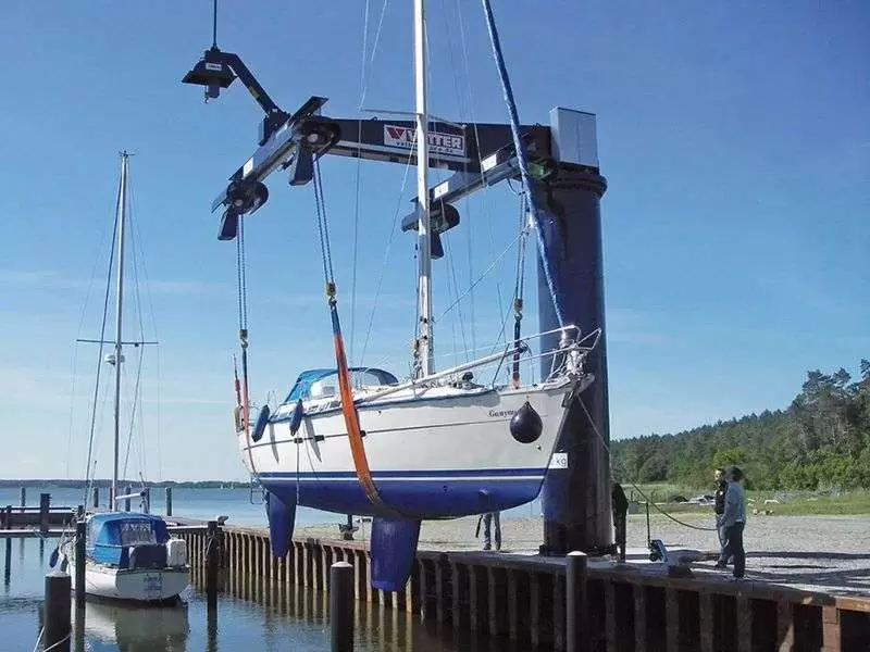Port Jib Crane - Marine Crane for Heavy Load Handling - Image 3