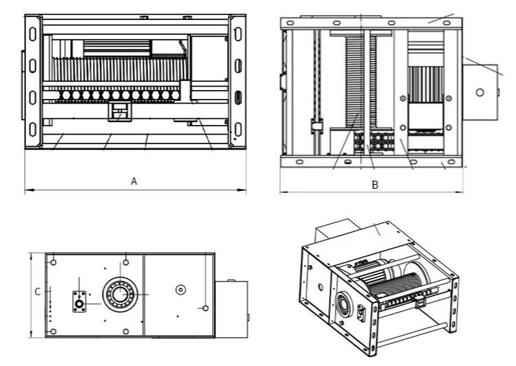 frequency conversion winch